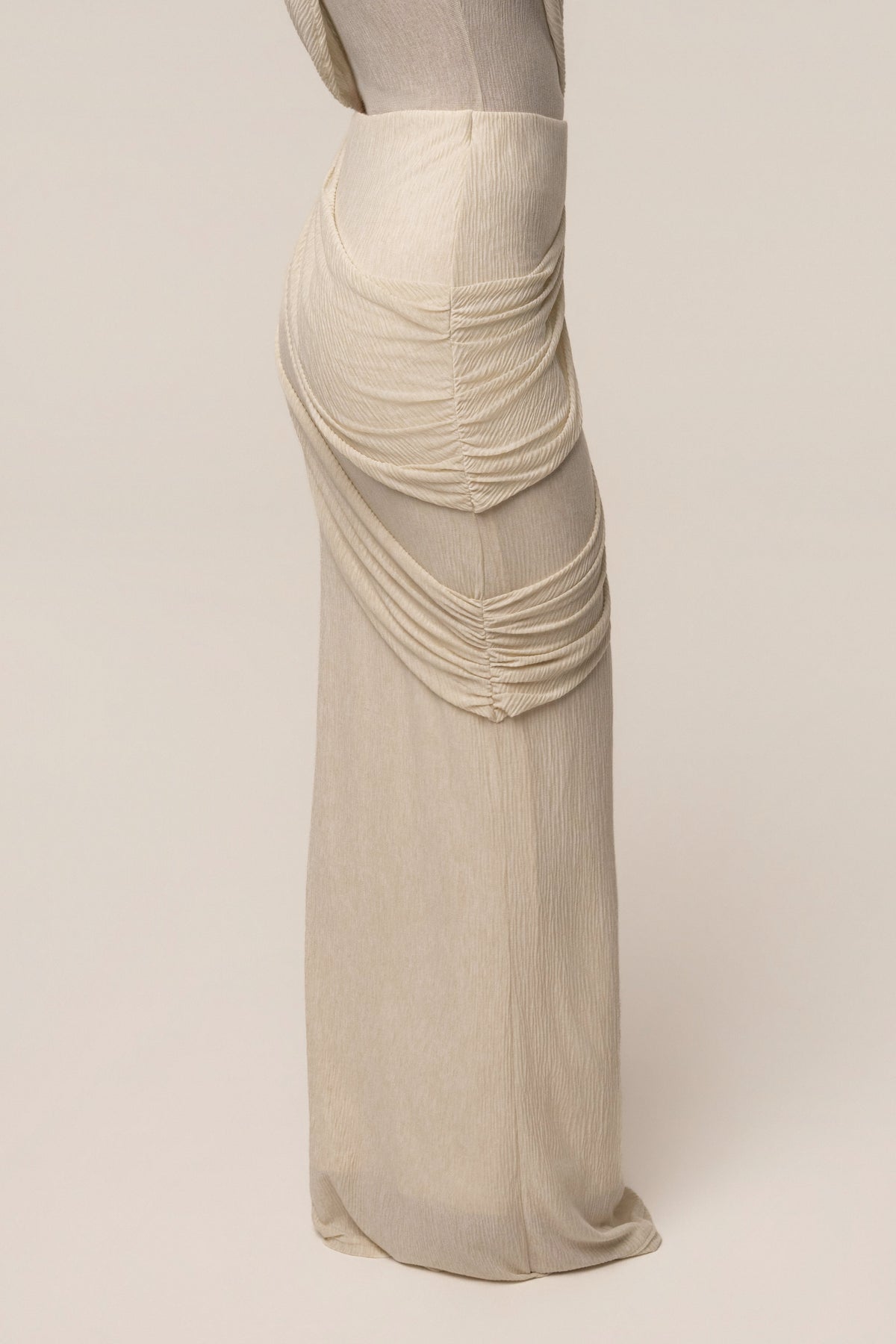 Ivory Paradise Hills Maxi Skirt