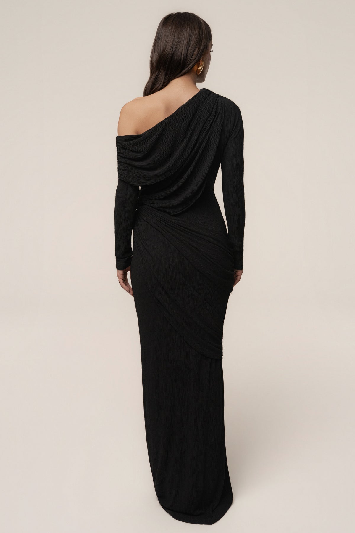 Black Paradise Hills Maxi Skirt