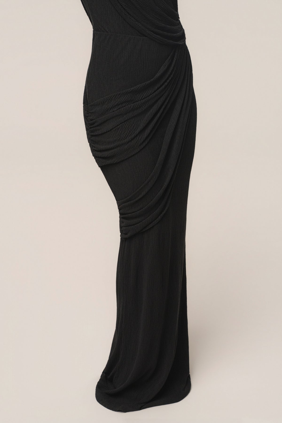 Black Paradise Hills Maxi Skirt