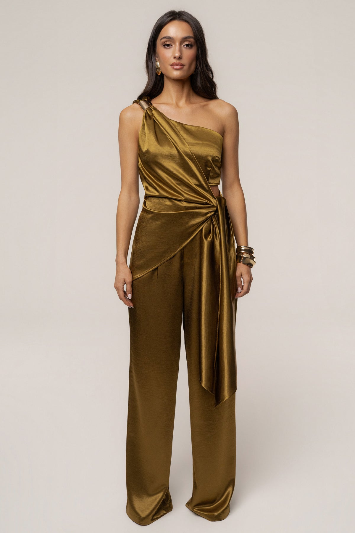 Olive Thea Satin Pants