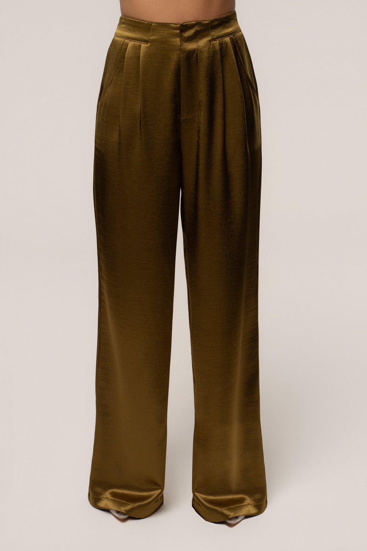 Olive Thea Satin Pants