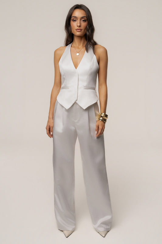 White City Nights Satin Trouser