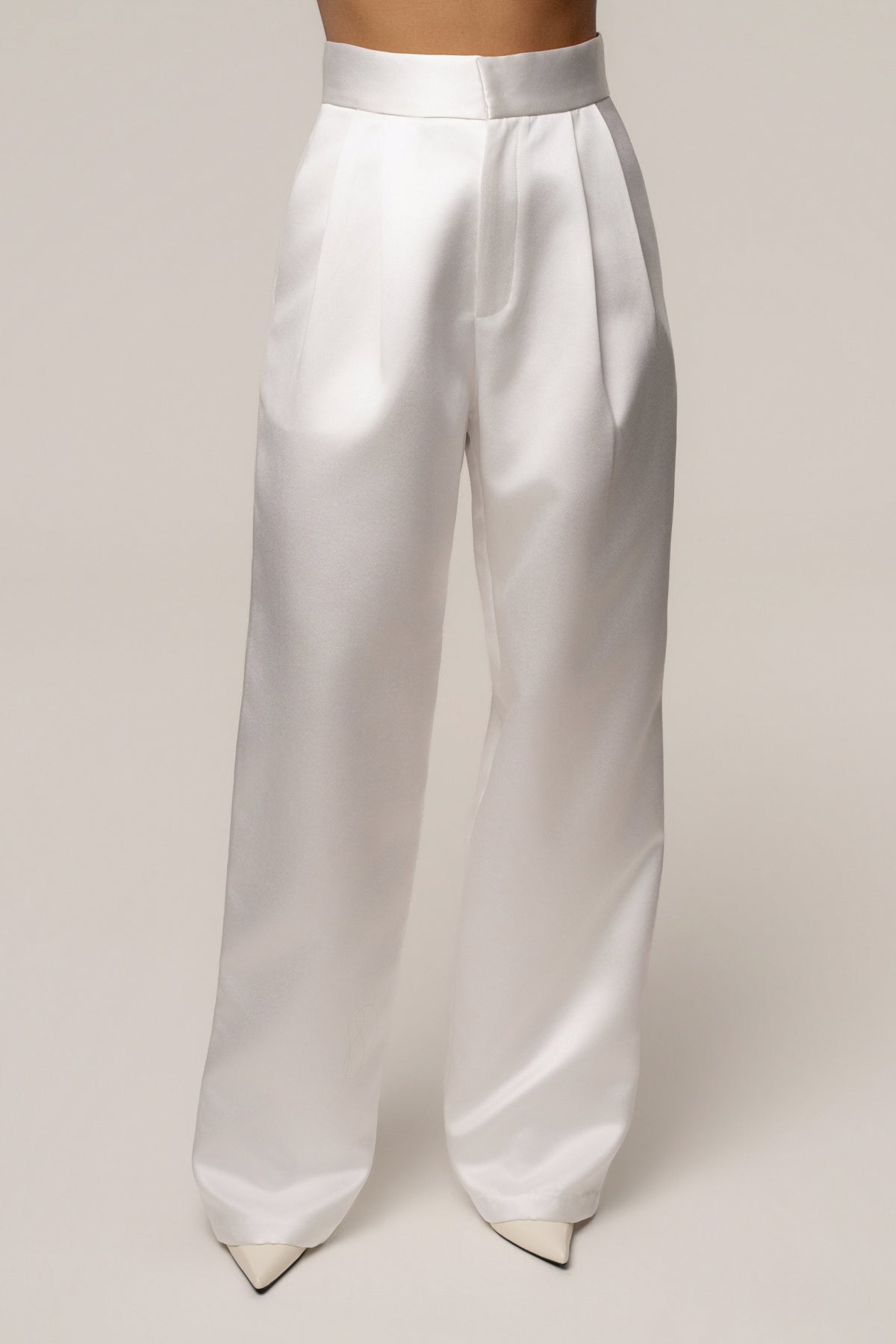 White City Nights Satin Trouser