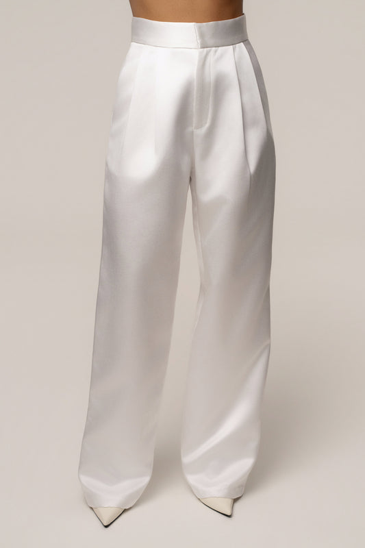 White City Nights Satin Trouser