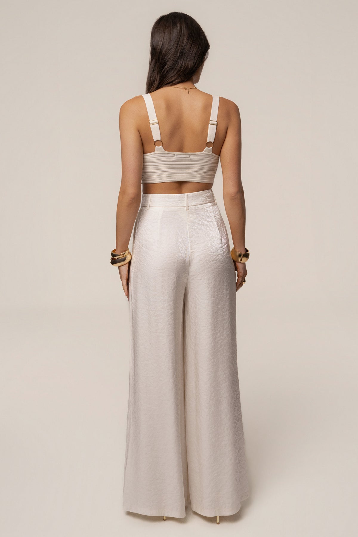 Ivory Monaco Wide Leg Pant