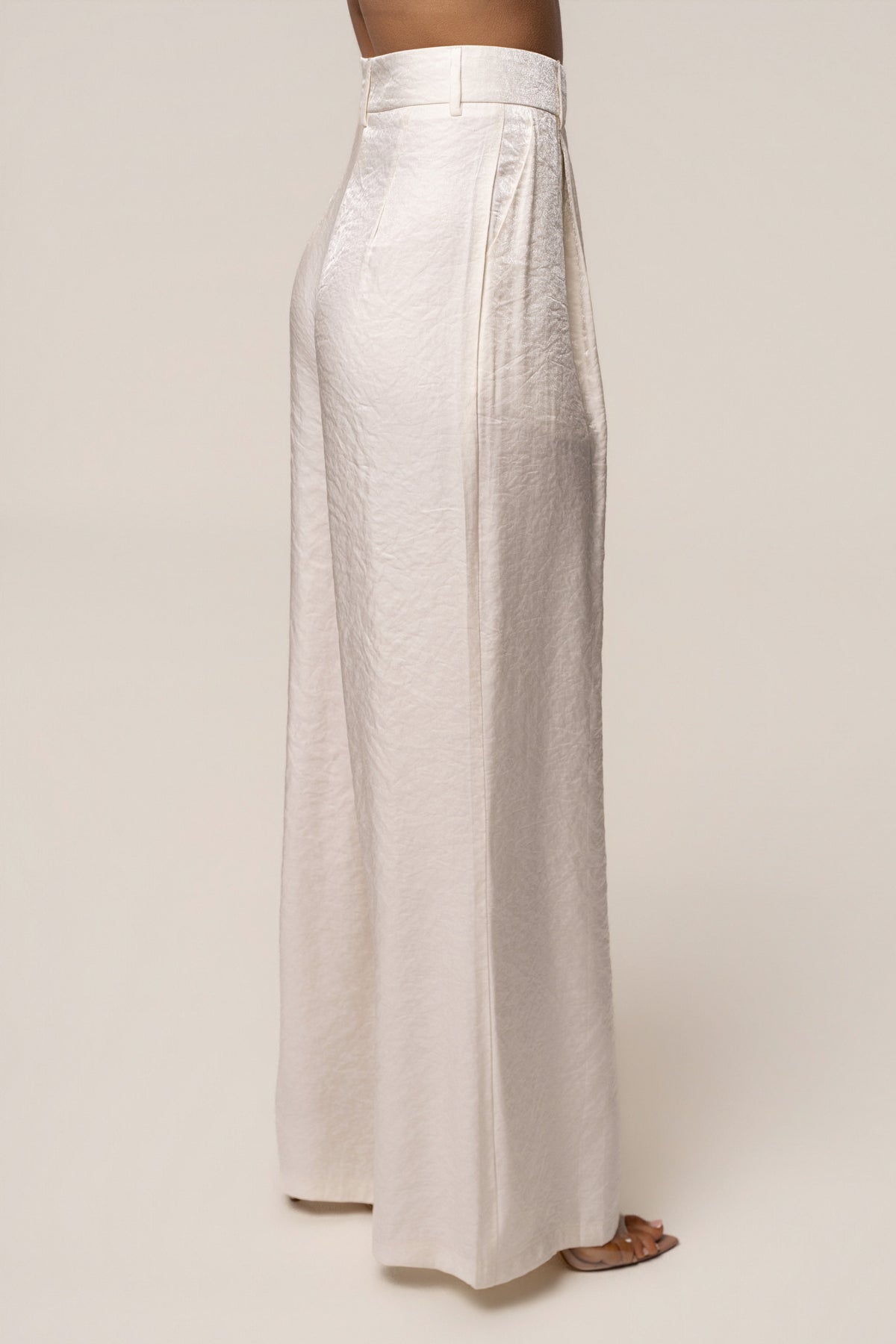 Ivory Monaco Wide Leg Pant