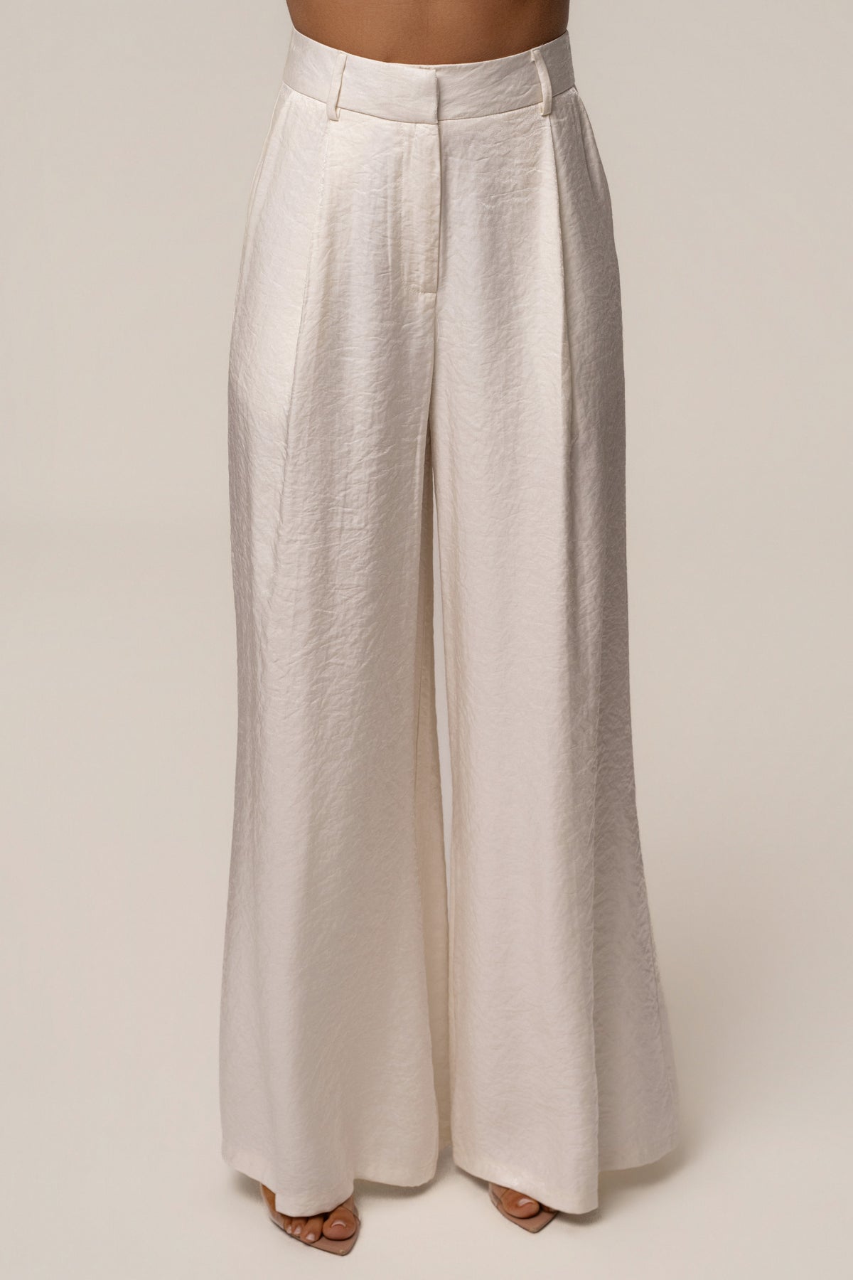 Ivory Monaco Wide Leg Pant
