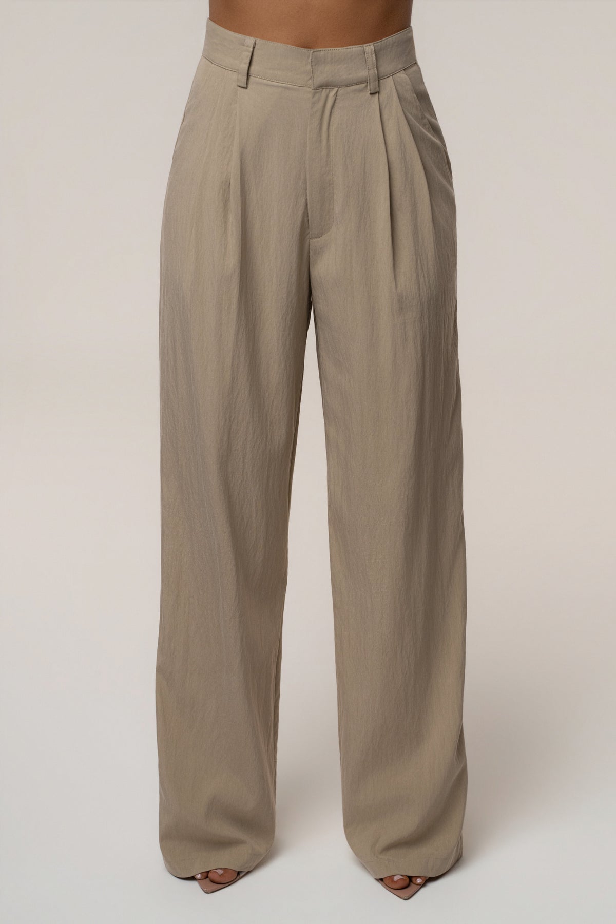 Taupe Essential Flow Trouser