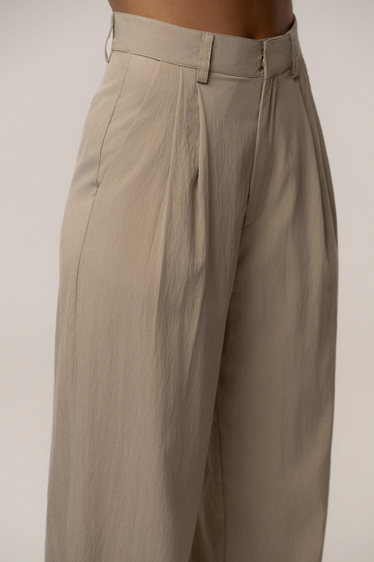 Taupe Essential Flow Trouser