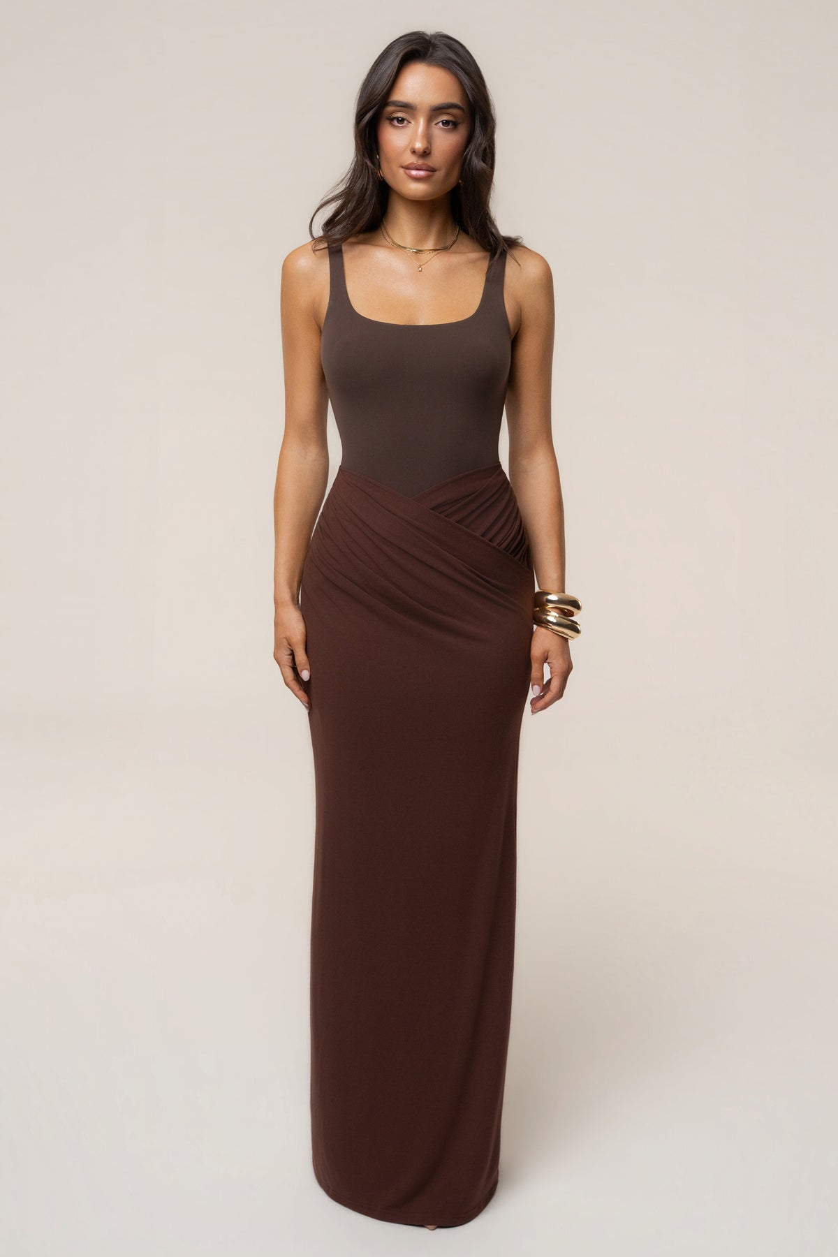 Chocolate Passion Maxi Skirt
