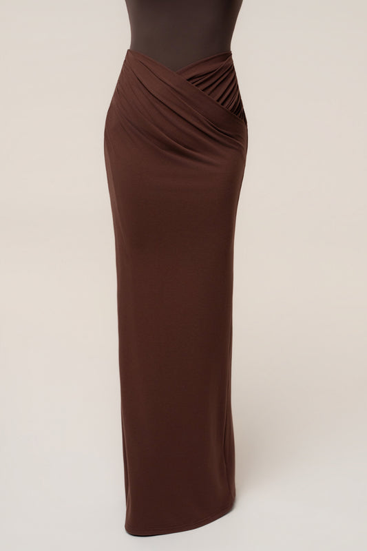 Chocolate Passion Maxi Skirt