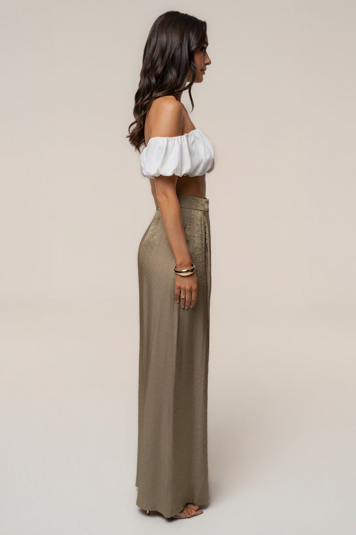 Olive Monaco Wide Leg Pant