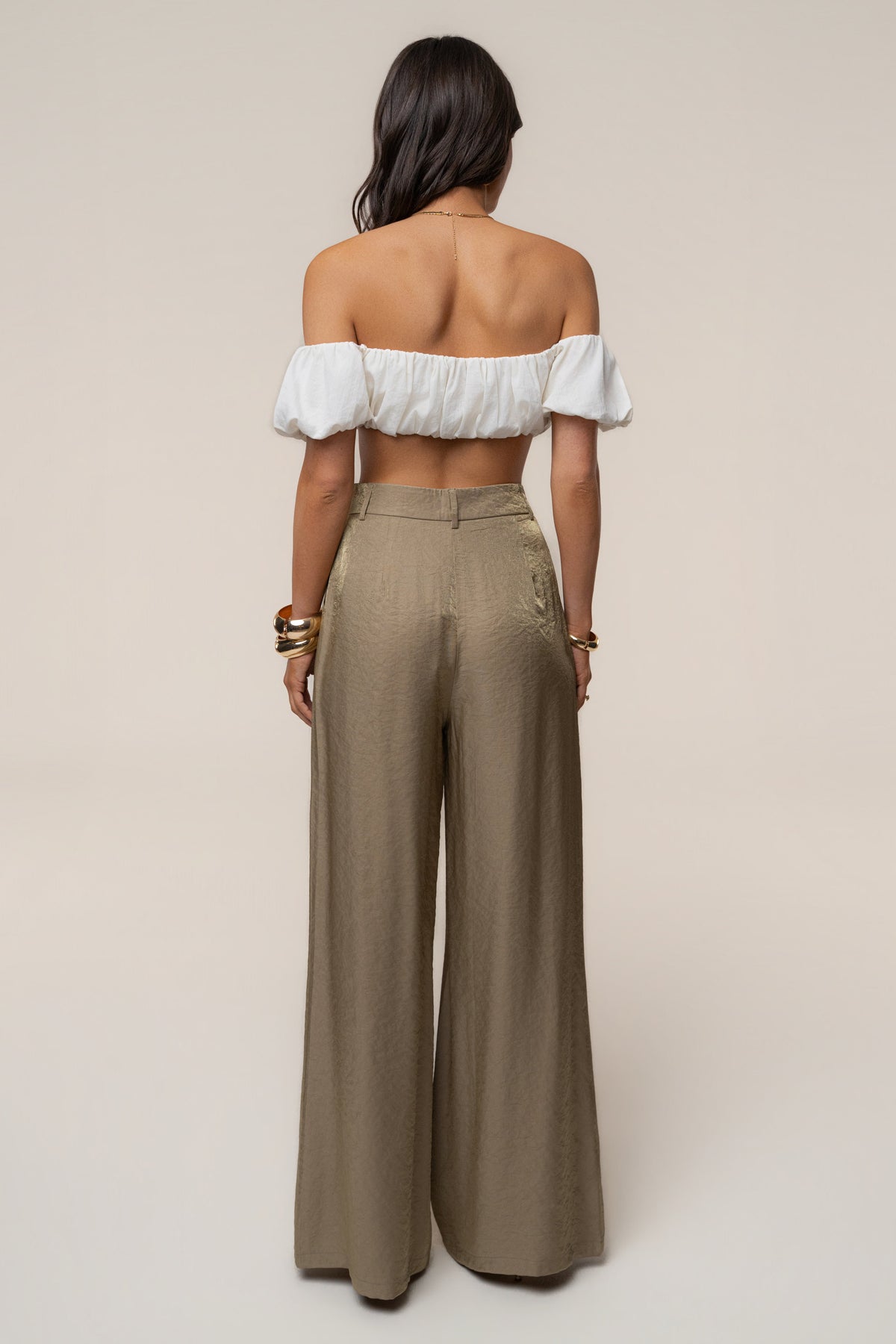 Olive Monaco Wide Leg Pant