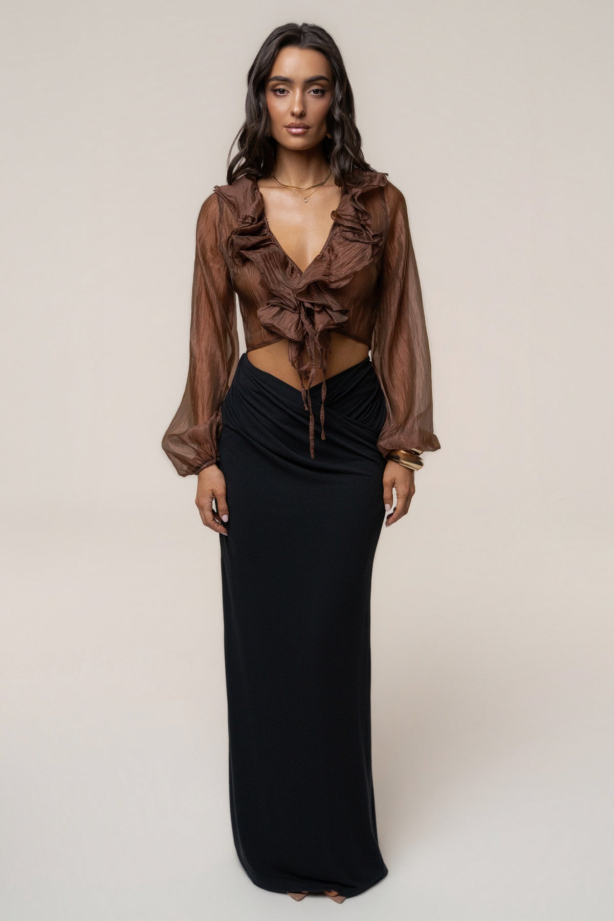 Black Passion Maxi Skirt