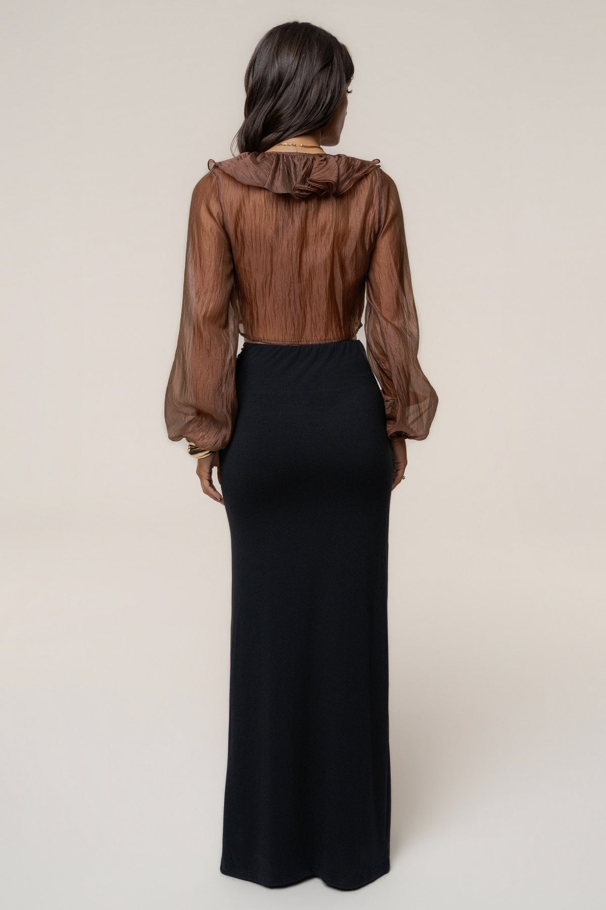 Black Passion Maxi Skirt