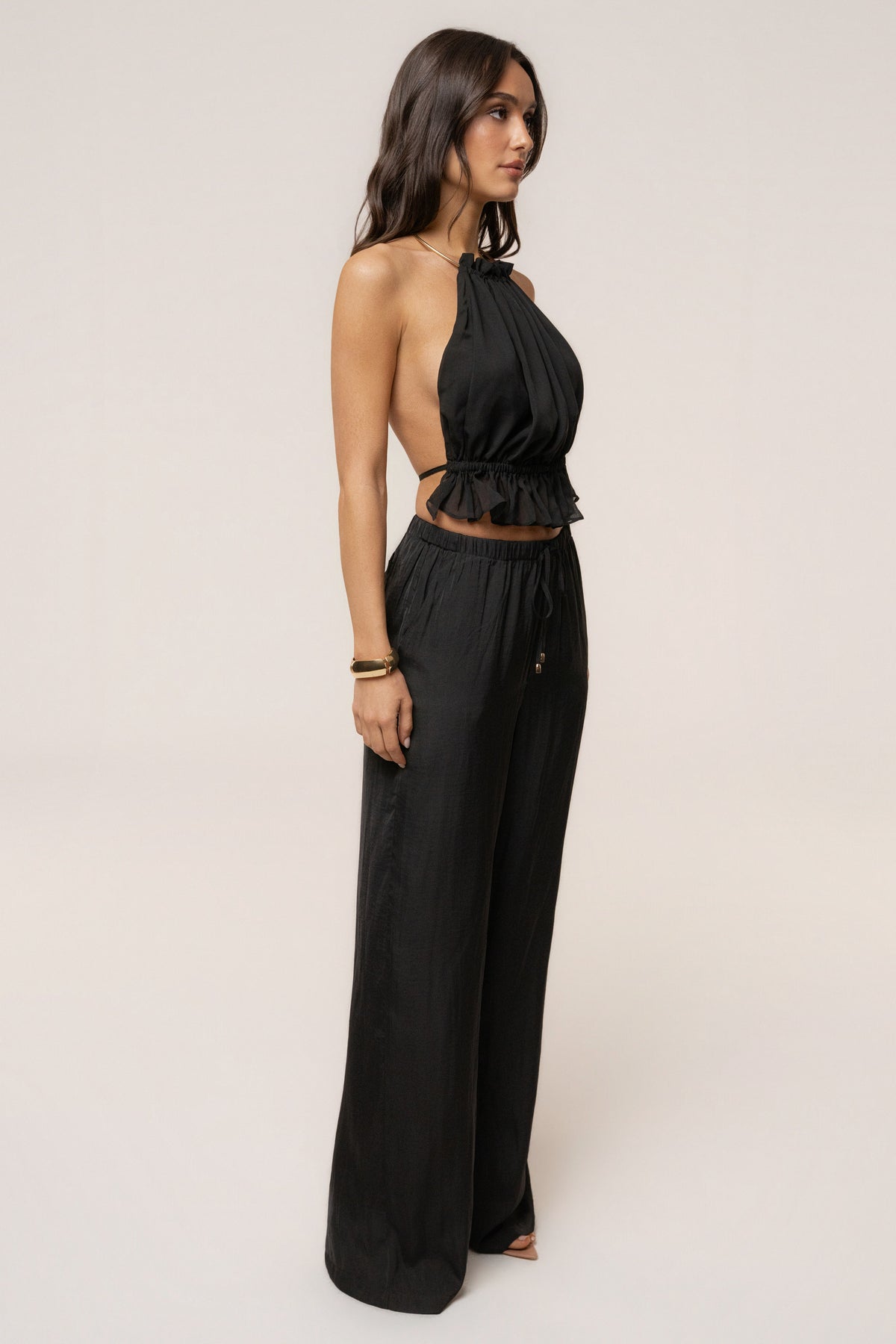 Black Seaside Glow Pants