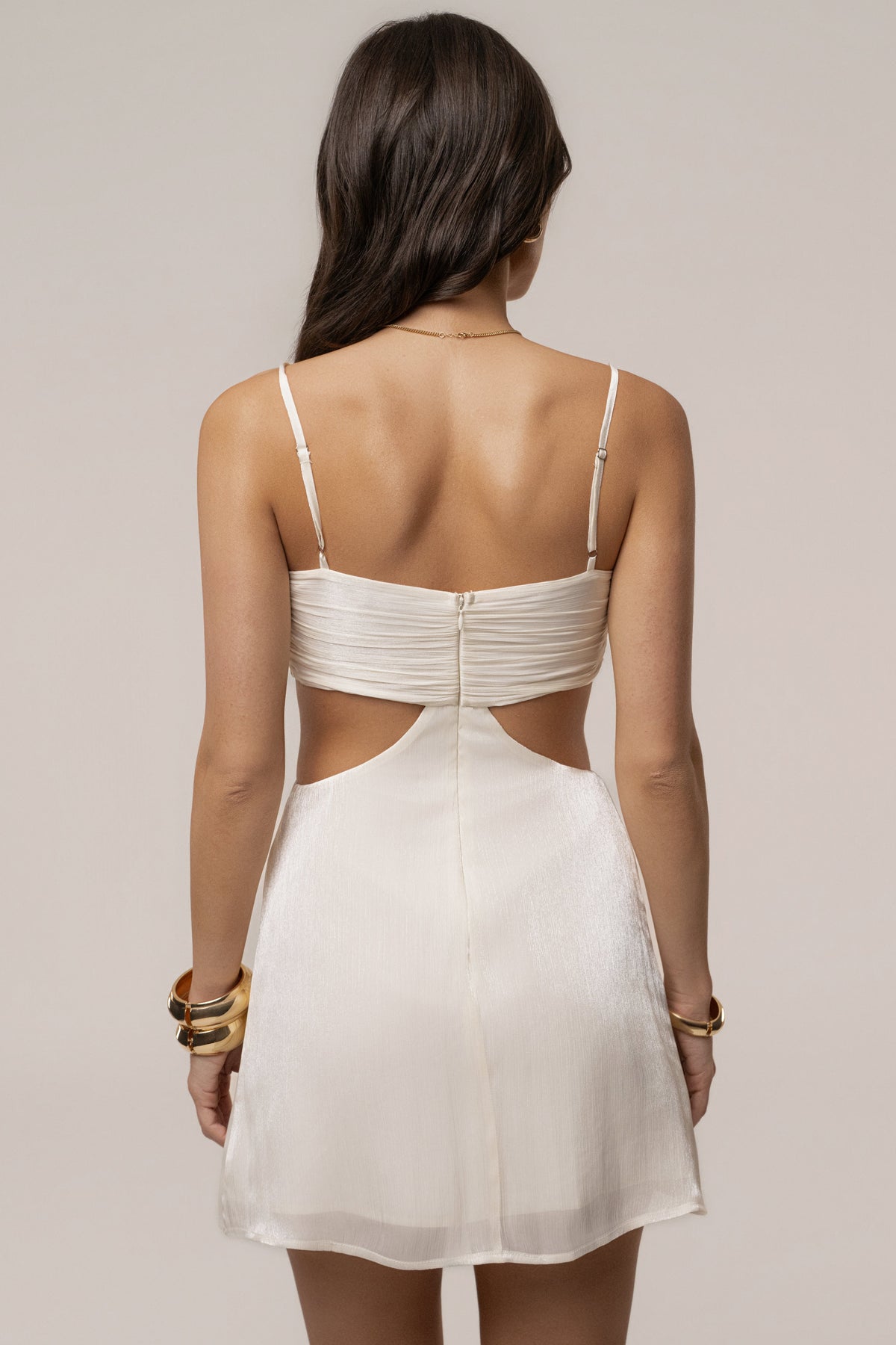 Ivory Sweet Bloom Mini Dress