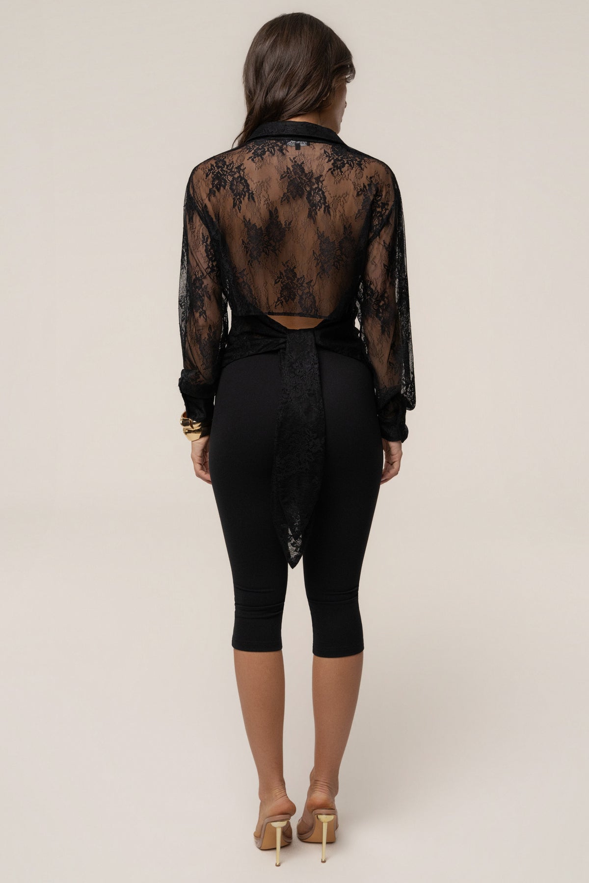 Black Essential Capri Legging