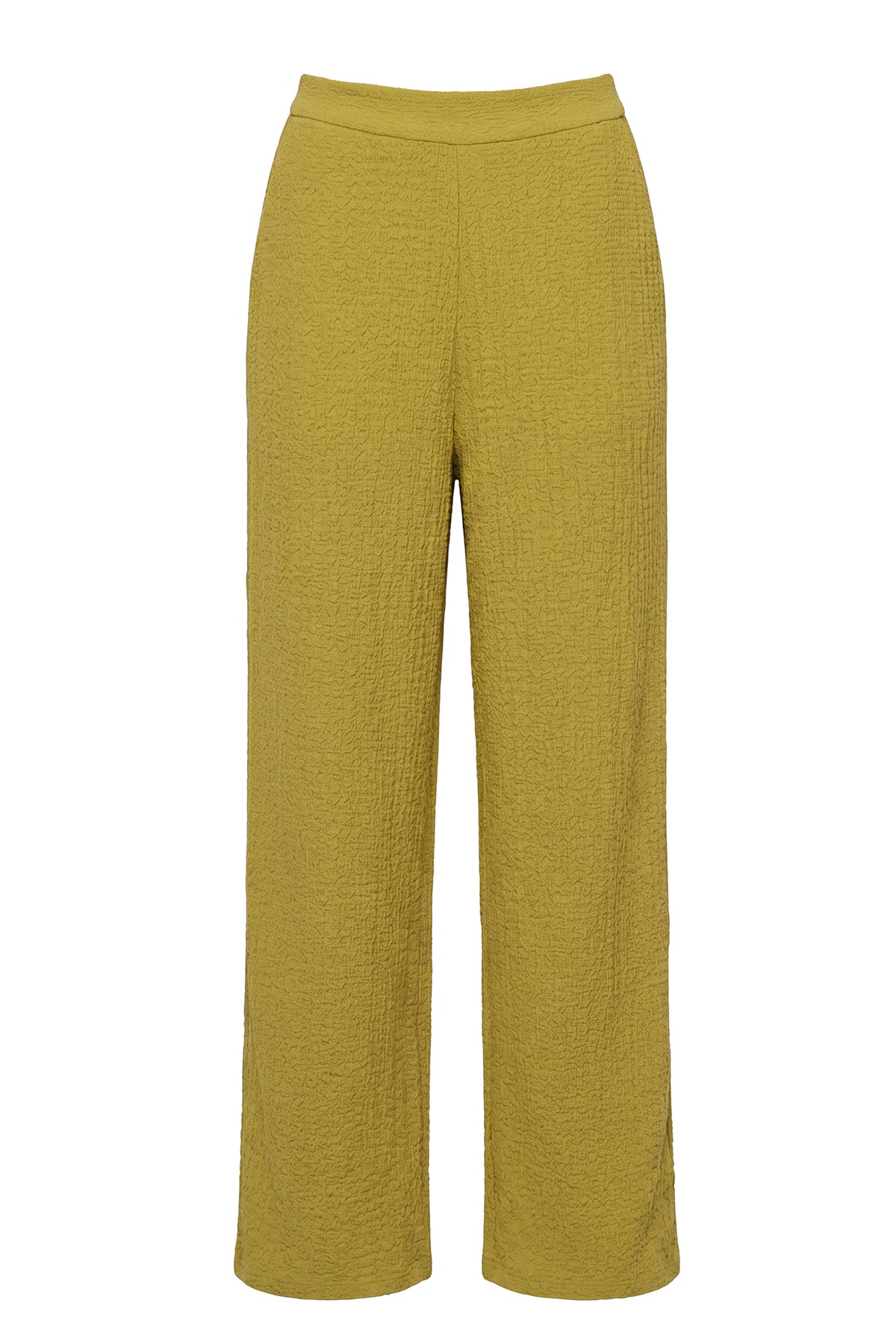 Lime Unwind Textured Pants