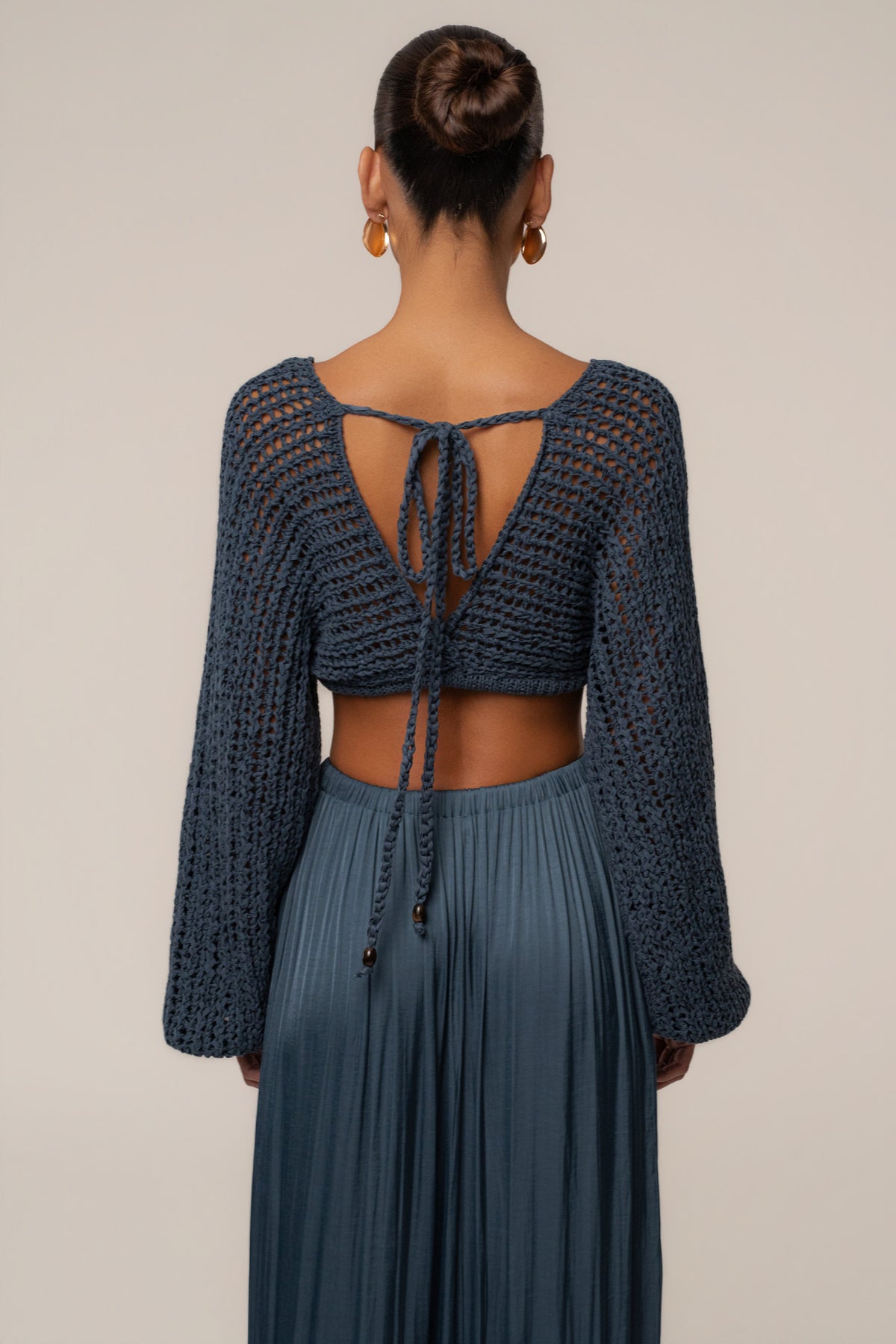 Teal Sun And Sand Maxi Skirt