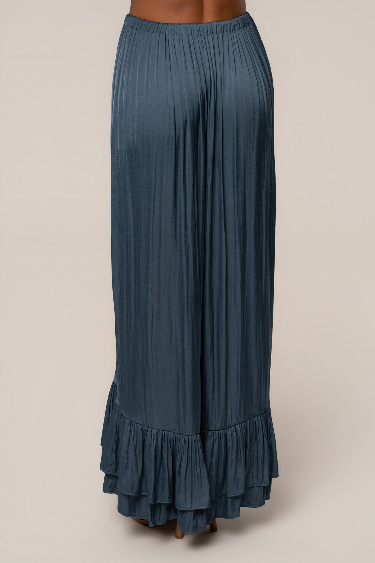 Teal Sun And Sand Maxi Skirt