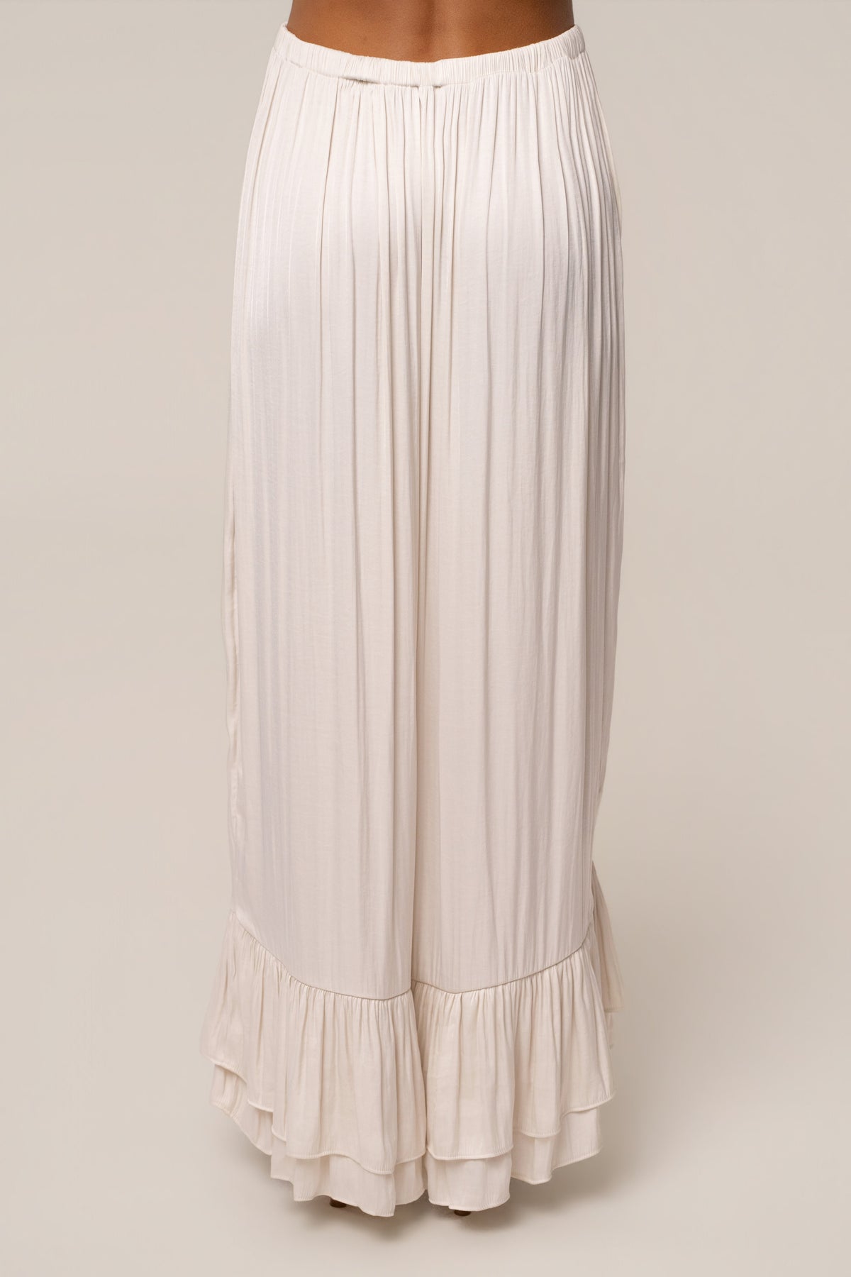 Ivory Sun And Sand Maxi Skirt