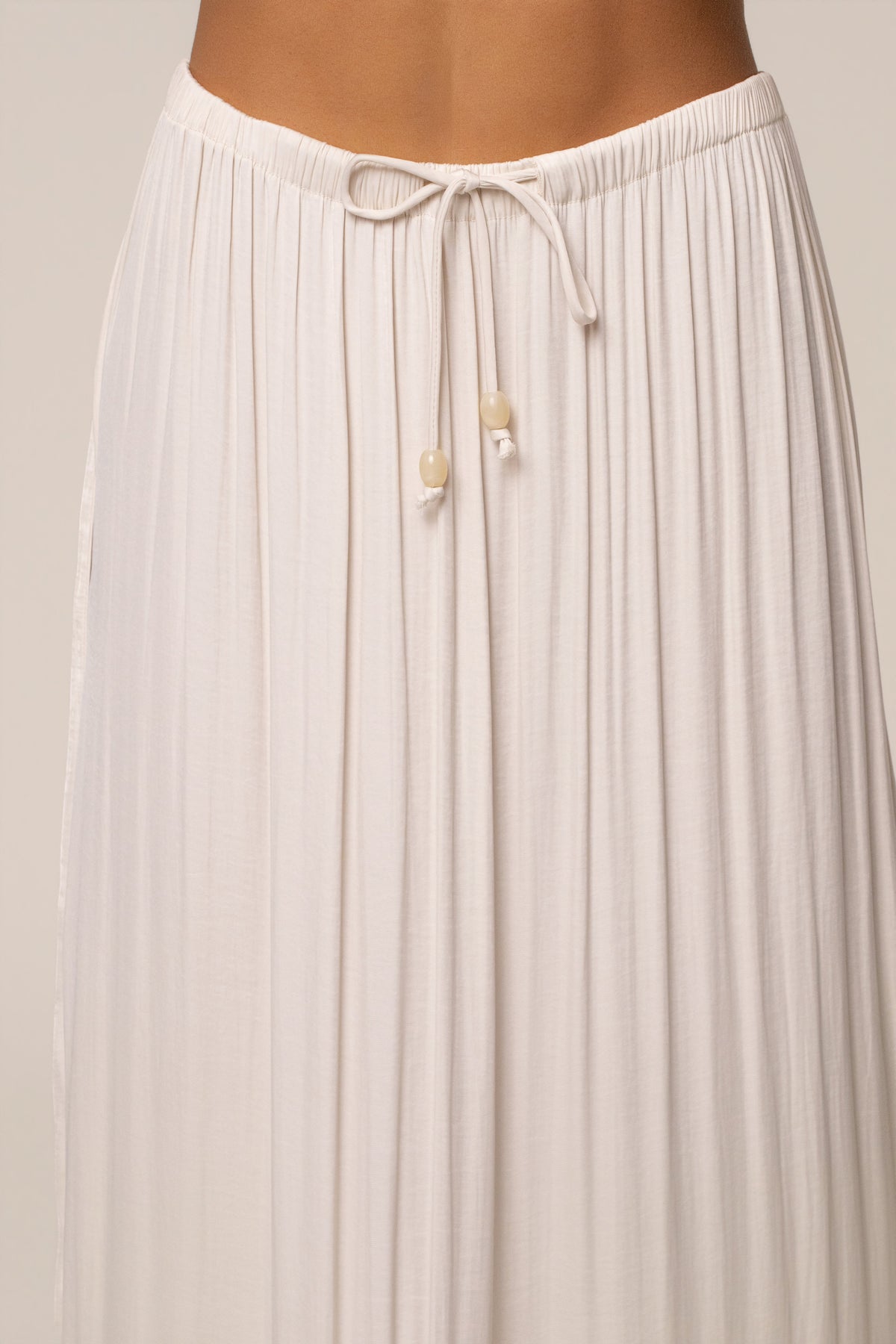 Ivory Sun And Sand Maxi Skirt