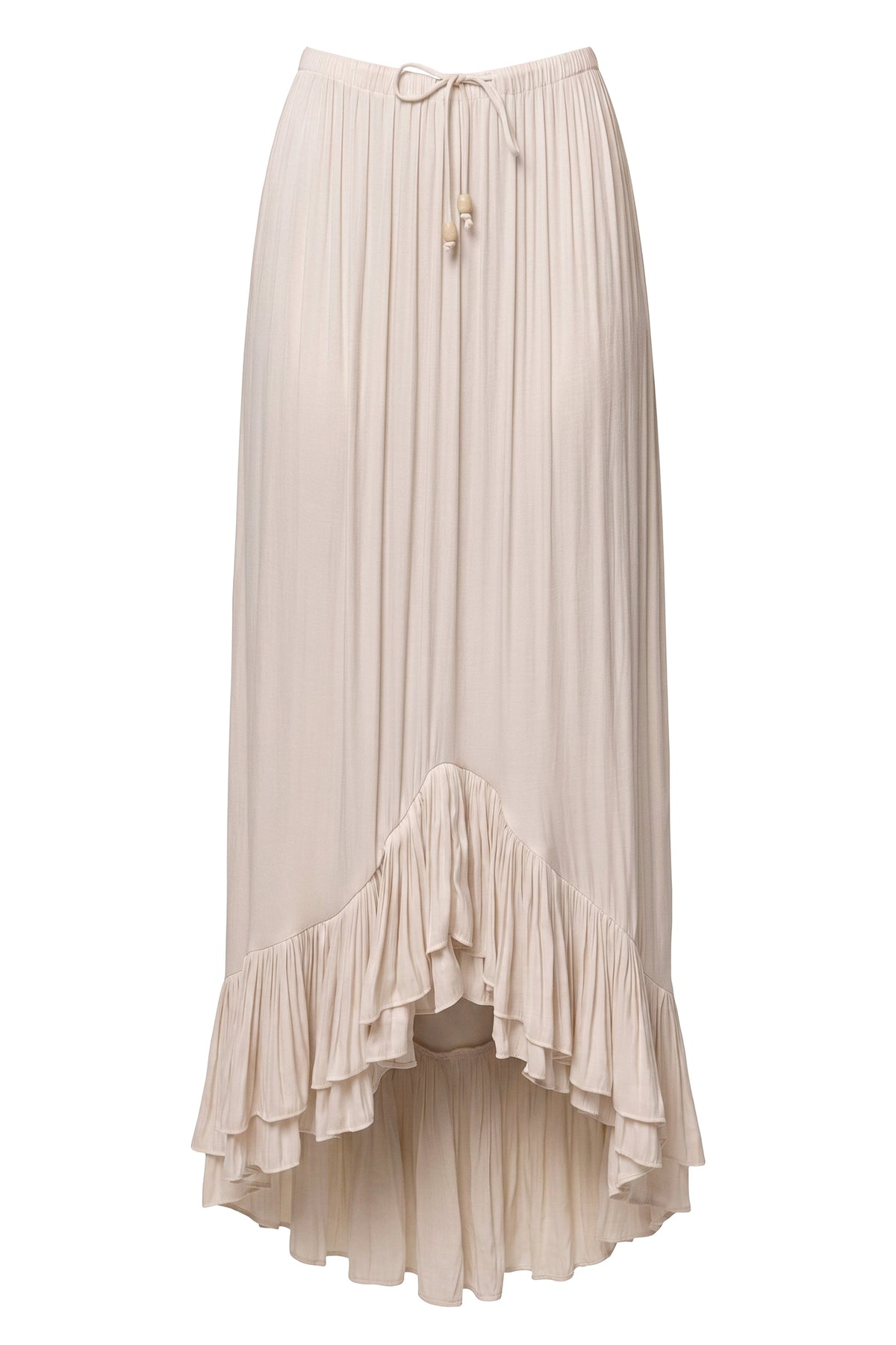 Ivory Sun And Sand Maxi Skirt
