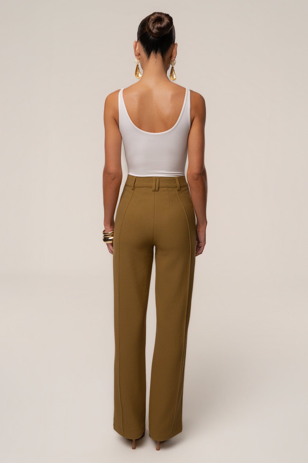 Olive Arlette Trousers