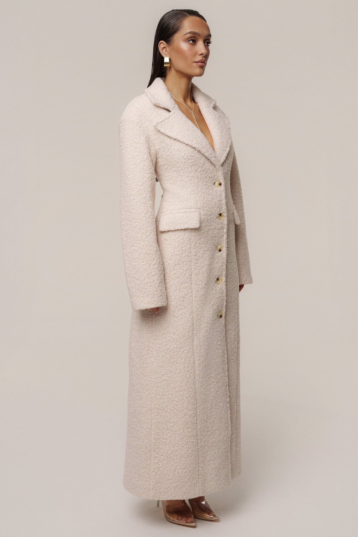 Ivory Midnight Check In Coat