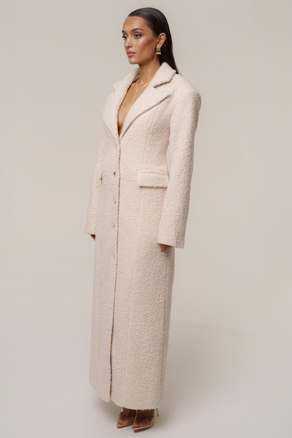 Ivory Midnight Check In Coat