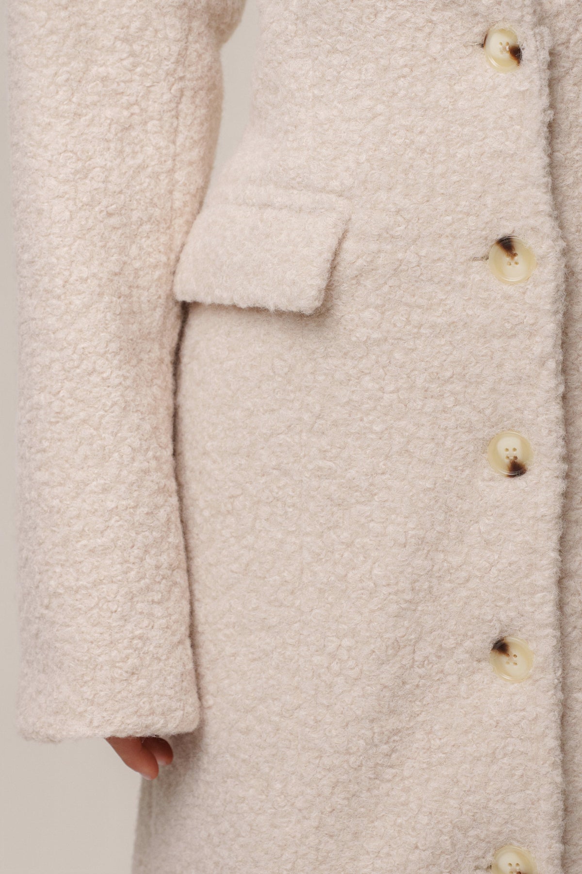 Ivory Midnight Check In Coat