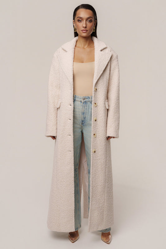 Ivory Midnight Check In Coat