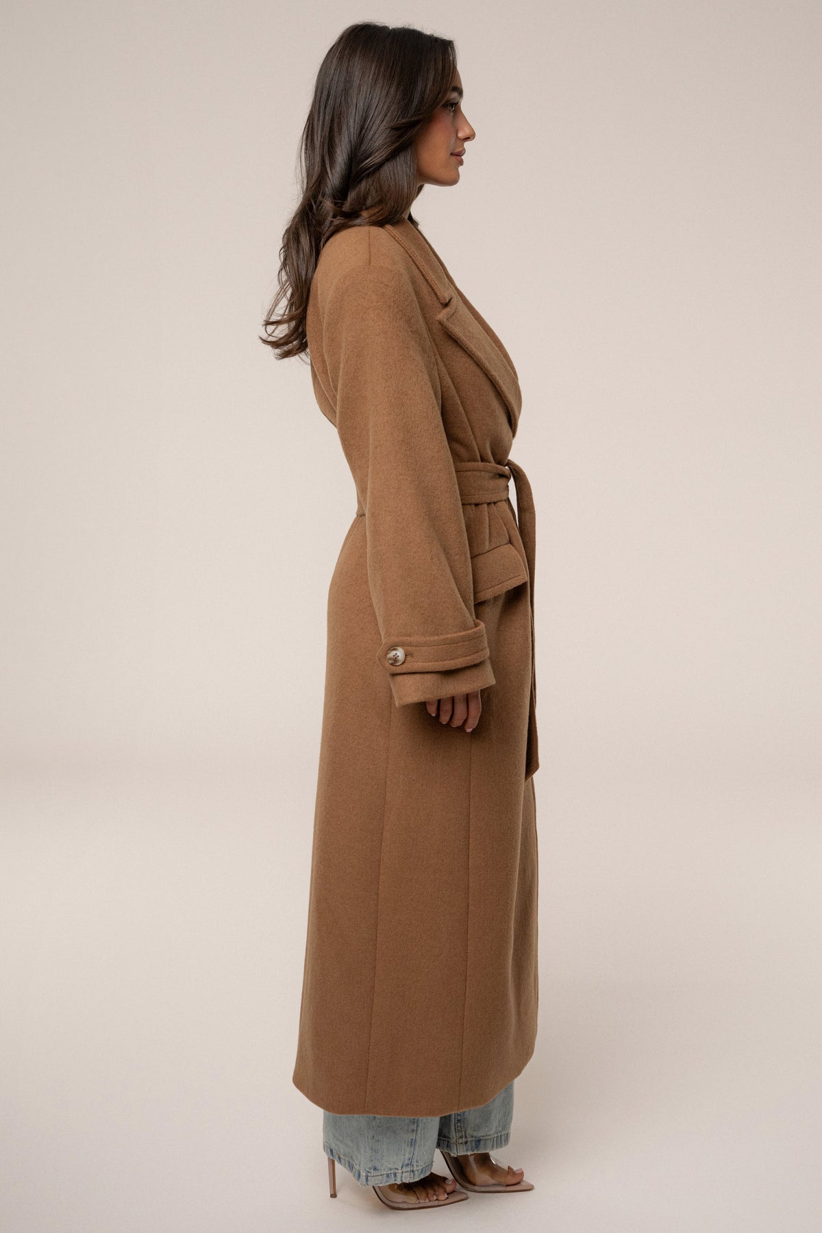Camel Empire Longline Coat