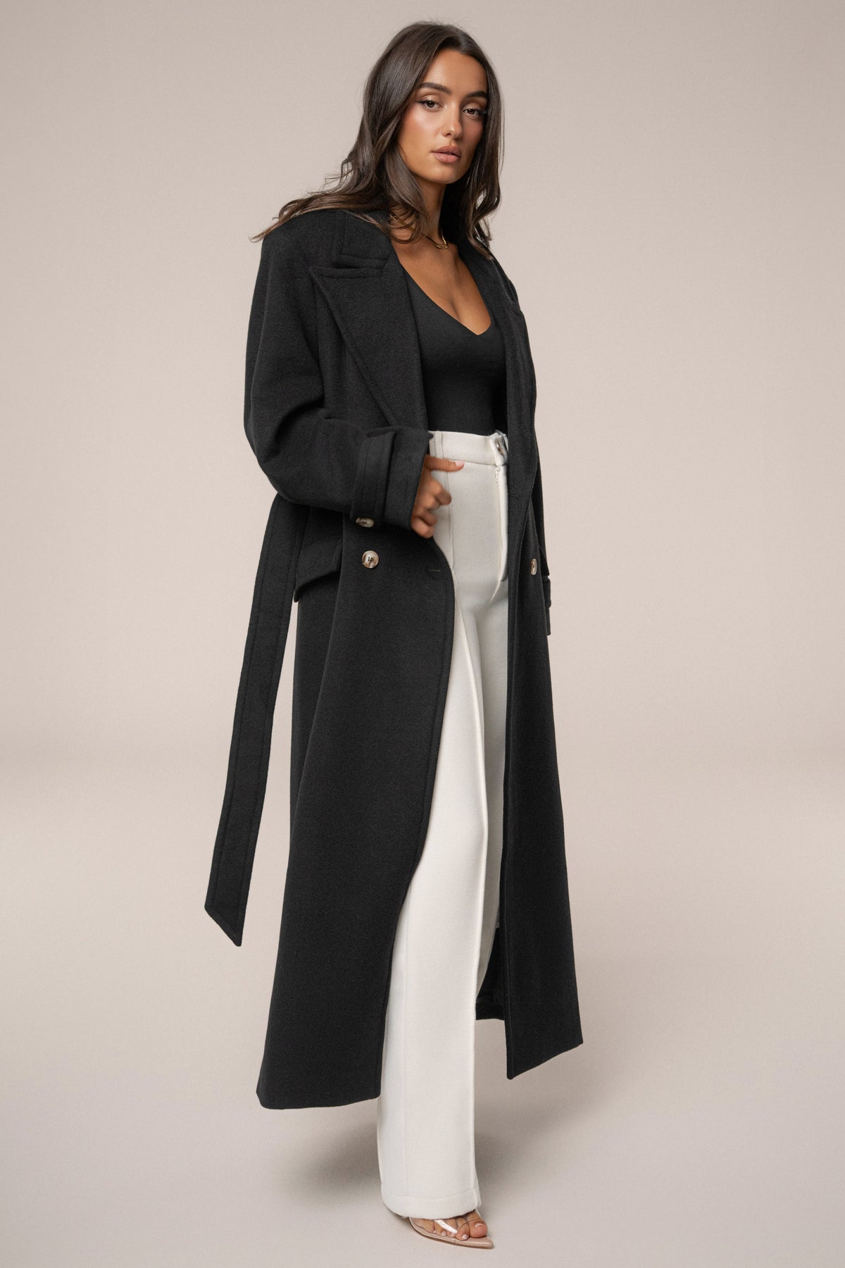 Black Empire Longline Coat