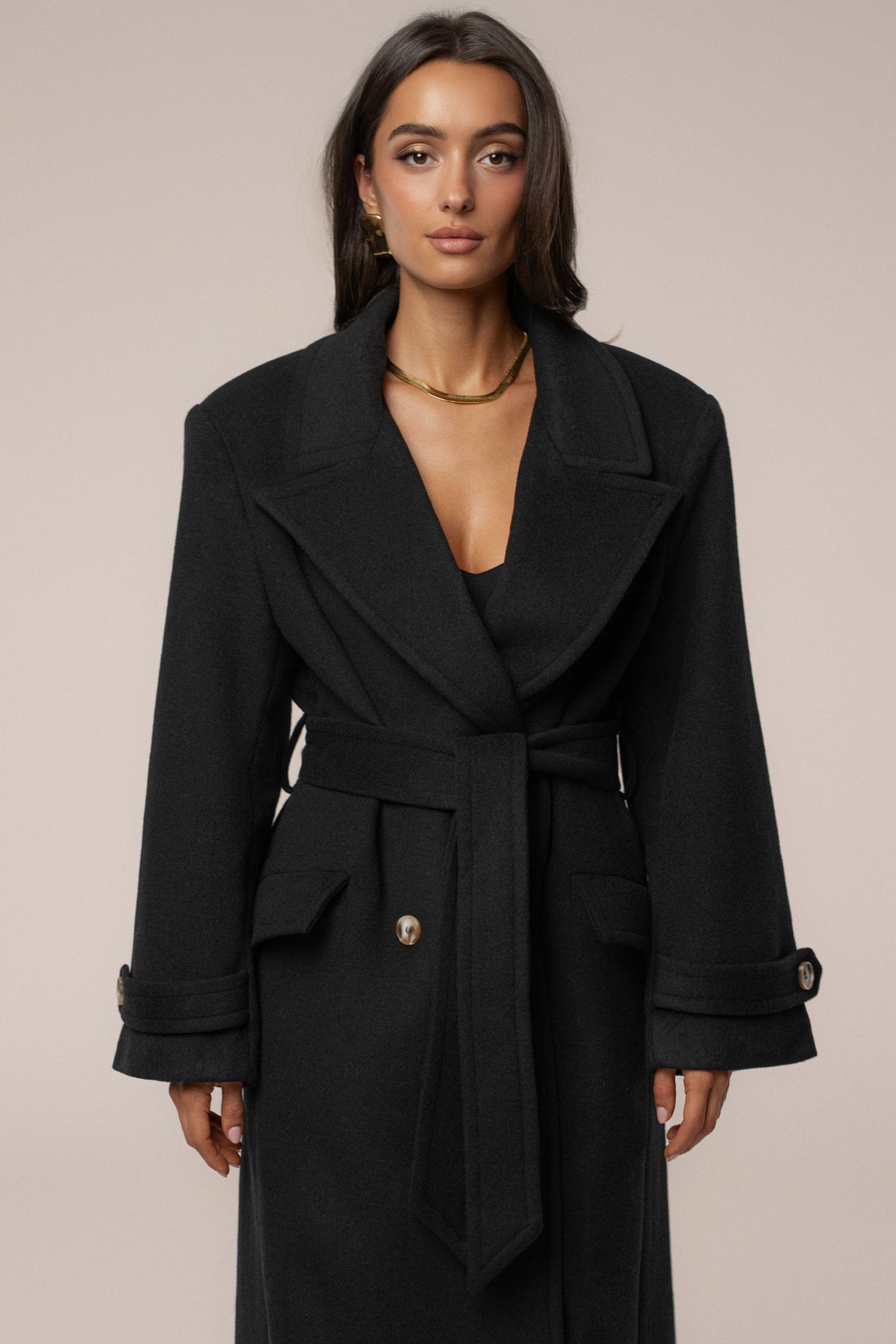Black Empire Longline Coat