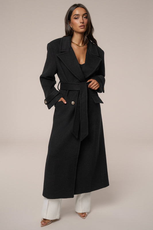 Black Empire Longline Coat
