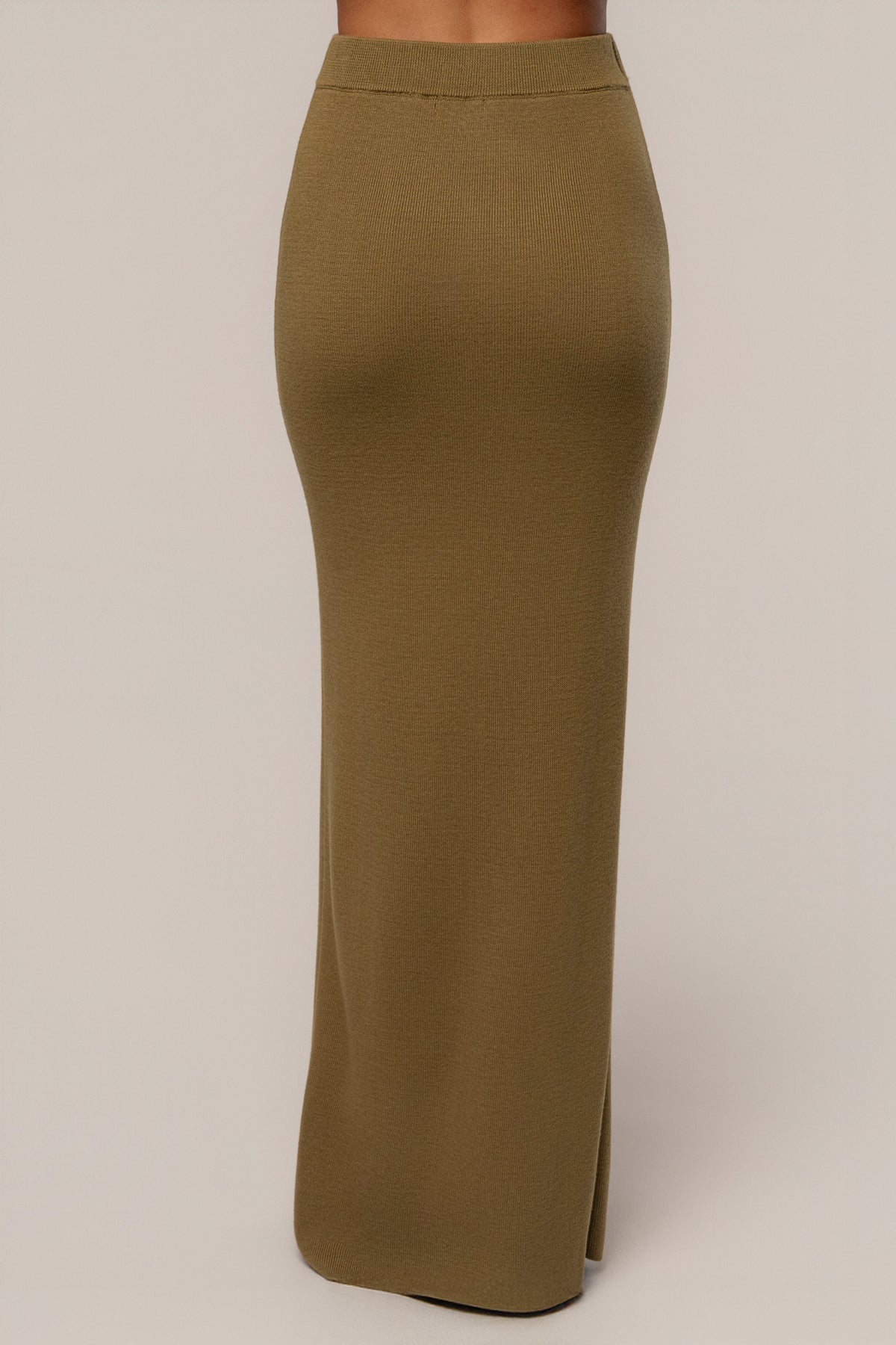 Olive Fall Bliss Maxi Skirt