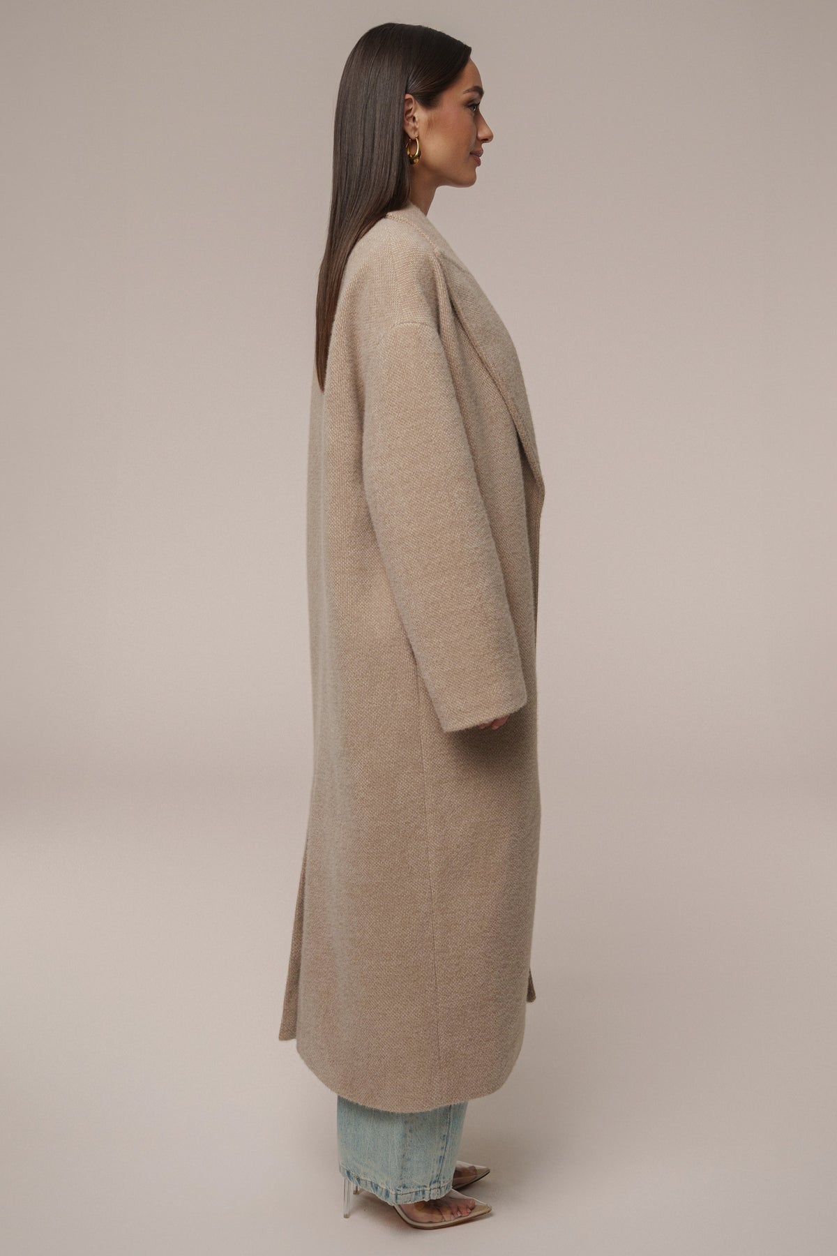Sand Dion Oversized Coat