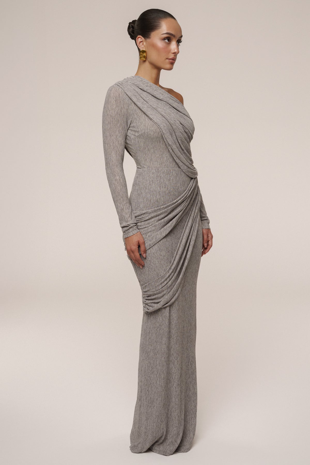 Grey Paradise Hills Maxi Skirt