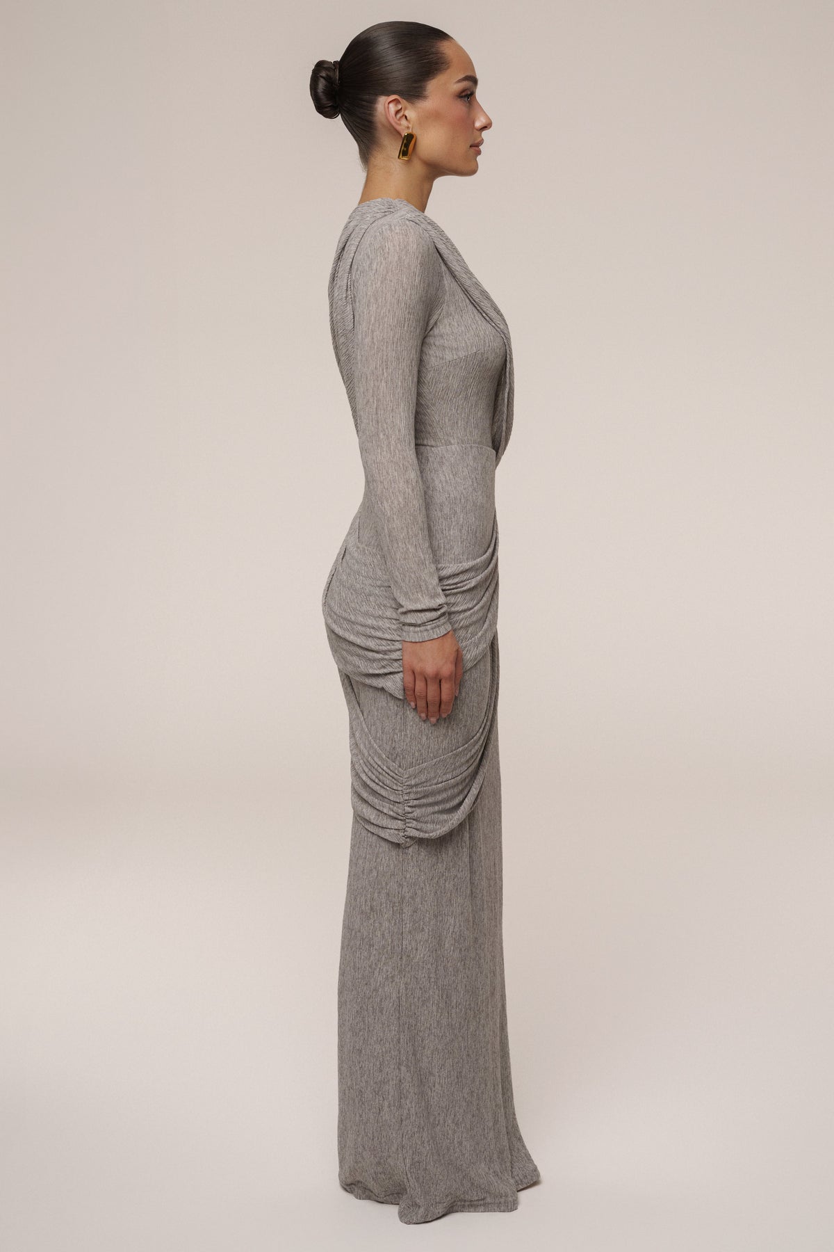 Grey Paradise Hills Maxi Skirt