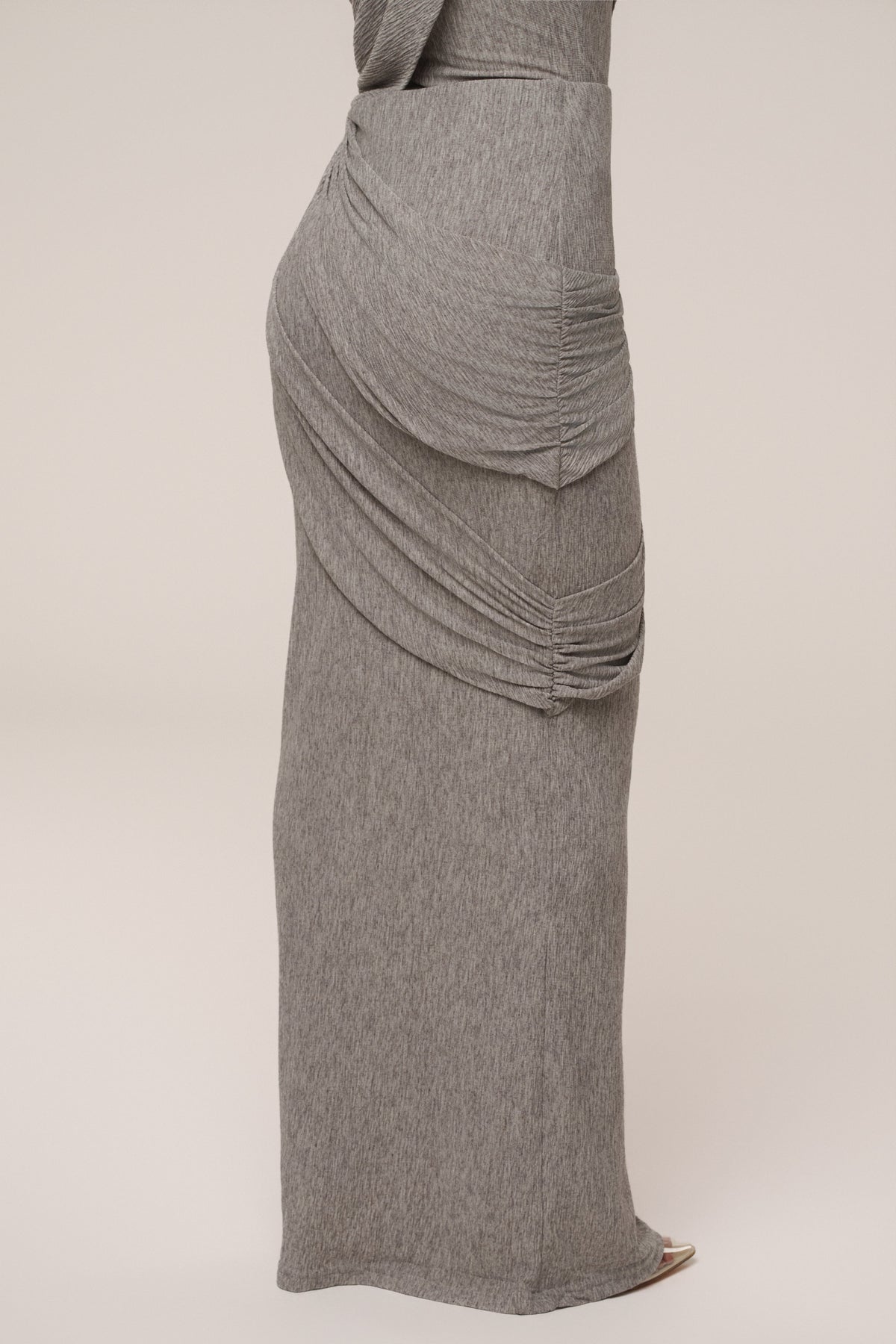 Grey Paradise Hills Maxi Skirt