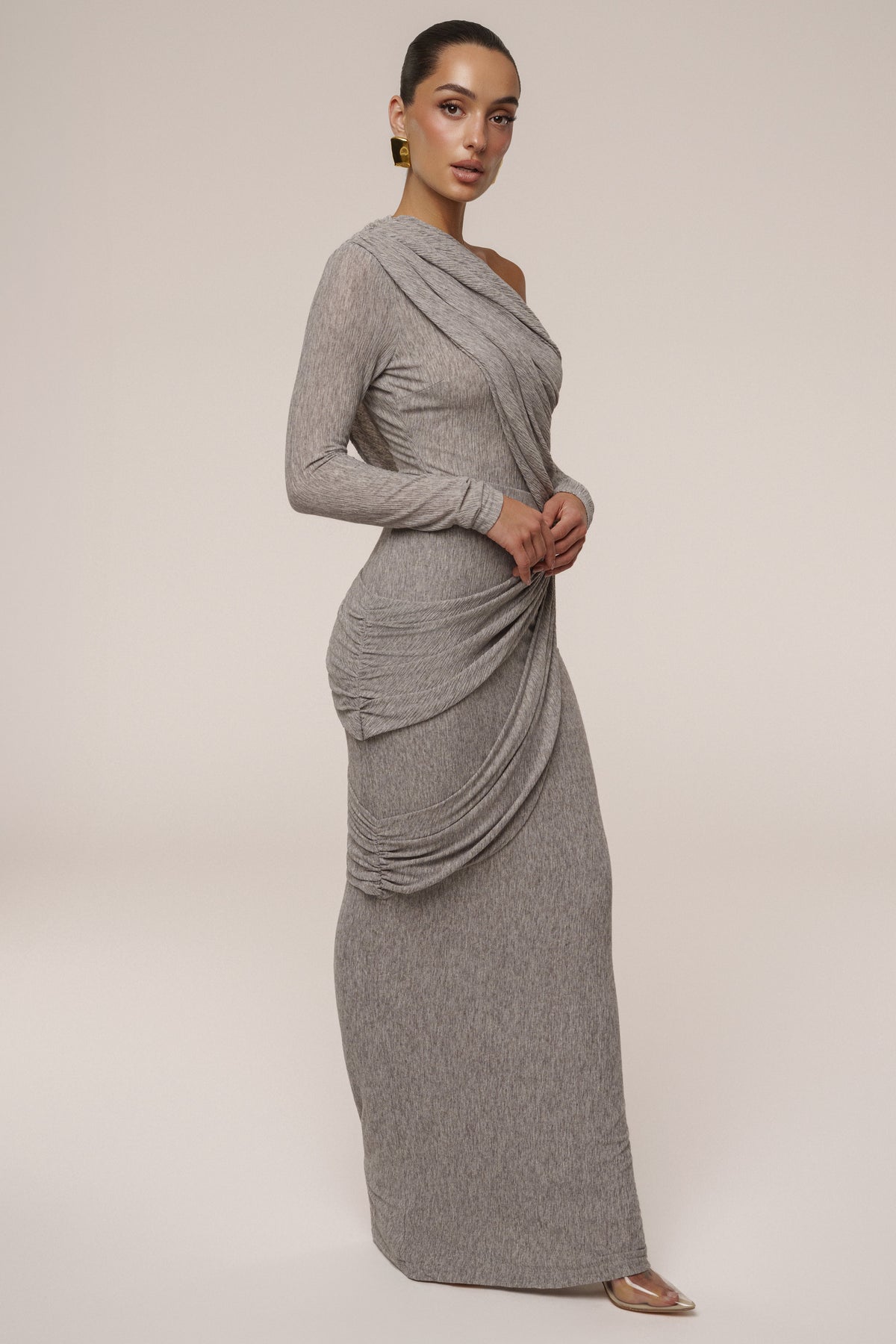 Grey Paradise Hills Maxi Skirt