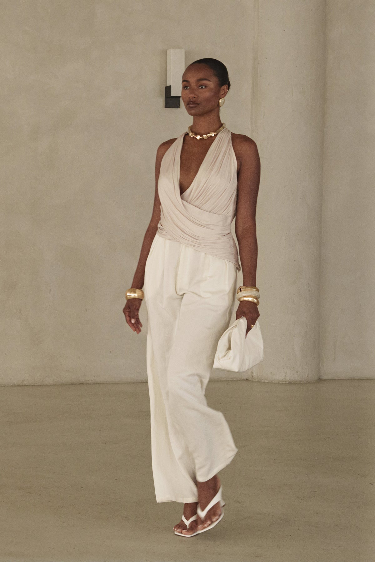 Ivory Stay Ready Trouser